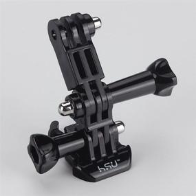 img 1 attached to 📷 Versatile Adjustable Arm Straight Joints Mount for GoPro, AKASO, Campark & other Action Cameras - Compatible with Hero 10 9 8 7 6 5 4 3 3+ 2 1