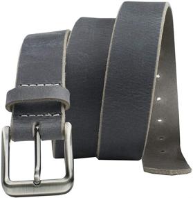 img 4 attached to 🏞️ Distressed Leather Belt for Smoky Mountain Enthusiasts