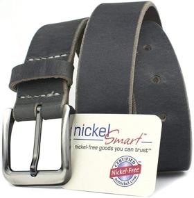 img 1 attached to 🏞️ Distressed Leather Belt for Smoky Mountain Enthusiasts