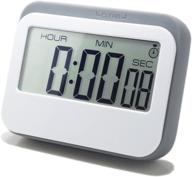 ⏲️ leisurelife digital timer: multifunction large lcd, 4 modes, clock, countup, countdown & alarm, exact to second, gray - ideal for kitchen, study, games & time management logo