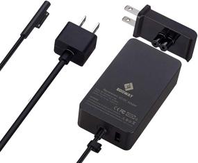 img 3 attached to 💡 65W Surface Pro Charger - E EGOWAY AC Power Adapter for Surface Pro X/7/6/5/4/3, Surface Laptop 3/2/1, Surface Book, Surface Go - Includes Wall Plug and 6ft Power Cord