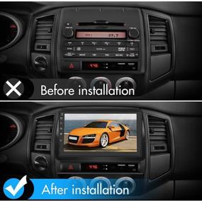 img 3 attached to 🚗 J Junsun Android 10 Car Radio Multimedia Player Head Unit for Toyota Tacoma 2005-2015, 2GB RAM 32GB ROM with WiFi, GPS Navigation, Bluetooth, and Steering Wheel Control