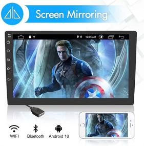 img 1 attached to 🚗 J Junsun Android 10 Car Radio Multimedia Player Head Unit for Toyota Tacoma 2005-2015, 2GB RAM 32GB ROM with WiFi, GPS Navigation, Bluetooth, and Steering Wheel Control