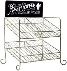 img 2 attached to ☕ Colonial Tin Works Vintage Coffee Pod Holder - K-cup Compatible Kitchen Organizer, Brown (8½"W x 6"D x 11¾"T)