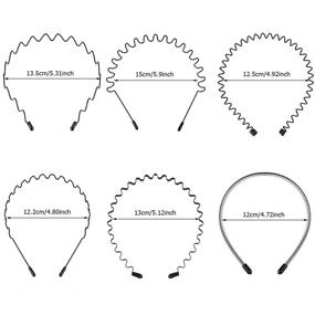 img 3 attached to Spring Unisex Headband Slicked Hairband