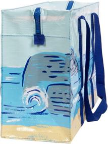 img 3 attached to Blue Q Shoulder Tote: The Ultimate Ocean-inspired Carry-Everywhere Bag with Zipper & Exterior Pocket