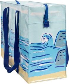 img 2 attached to Blue Q Shoulder Tote: The Ultimate Ocean-inspired Carry-Everywhere Bag with Zipper & Exterior Pocket