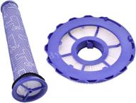 🧹 washable pre-filter kit with replacement hepa post filters for dyson dc40 vacuum - fits multi floor and animal models - replaces part #923587-02 and 922676-01 логотип