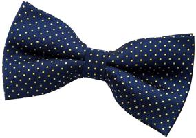 img 1 attached to Retreez Modern Polka Microfiber Pre Tied Men's Accessories