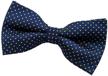 retreez modern polka microfiber pre tied men's accessories logo