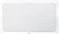 🛀 qxy bath mats loofah: fast drying non slip mat for bathroom & tub, ideal for elderly & children – machine washable (15.7"x27.5") logo