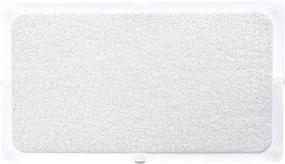 img 4 attached to 🛀 QXY Bath Mats Loofah: Fast Drying Non Slip Mat for Bathroom & Tub, Ideal for Elderly & Children – Machine Washable (15.7"x27.5")