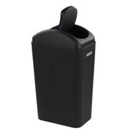 🗑️ 14l black swing kitchen garbage bin by farmoon: slim trash can - optimize your search logo