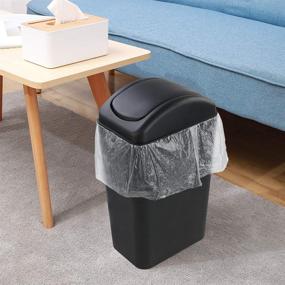 img 1 attached to 🗑️ 14L Black Swing Kitchen Garbage Bin by Farmoon: Slim Trash Can - Optimize Your Search