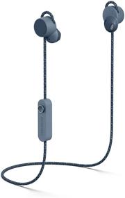 img 3 attached to Погрузитесь в музыку в любом месте с беспроводными наушниками Urbanears Jakan Bluetooth в голубом цвете сланца.