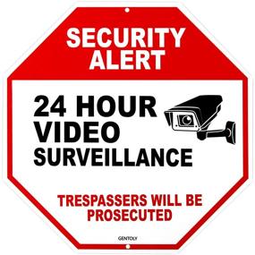 img 4 attached to 🚫 Enhanced Security Alert: Video Surveillance Sign for Trespassing