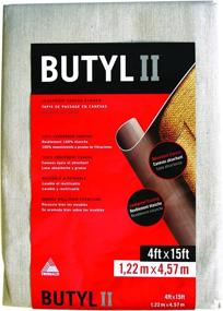 img 3 attached to 🔒 Trimaco Butyl II: Durable 4ft x 15ft Two Layer Poly-Back Canvas Drop Cloth