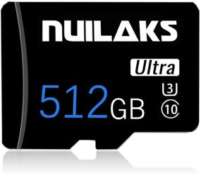 img 2 attached to 💾 512GB Micro SD Card with Adapter: Boost Your Android Smartphone, Camera, Tablet, and Drone's Memory Speed