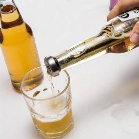 img 1 attached to 🍺 Top-Rated Beer Chiller Sticks with Cap Opener 2 Pack - Perfect Beer Gifts for Men - Ideal Christmas Stocking Stuffers for Dad & Husband - Essential Beer Accessories - Unique Practical Gift for Beer Lovers