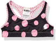 🏋️ dri reversible sports bra for active girls - soffe big collection logo