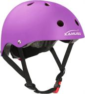 kamugo kids helmet: adjustable safety gear for kids 👶 2-14 years old, ideal for cycling, skating, scooting & extreme sports logo