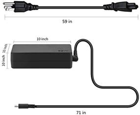 img 2 attached to 💡 65W USB Type C Laptop Power Supply Adapter Cord for Lenovo Thinkpad X1 T470 T470S T480 T480S T490 T490 T495 T495S ADLX65YDC3A ADLX65YCC3A ADLX65YLC3A AC Charger