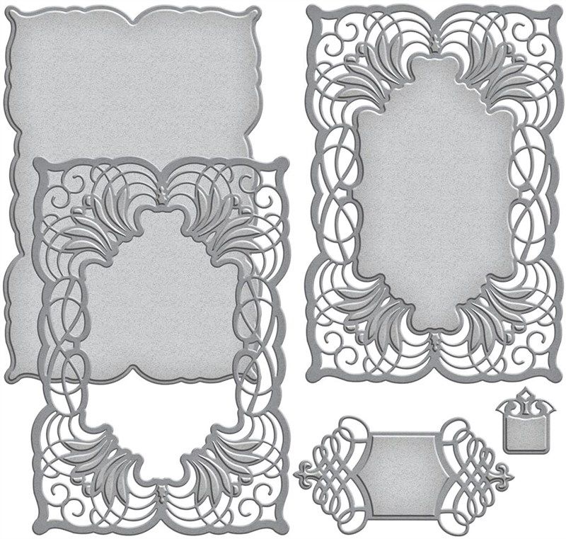 spellbinders s6 045 nestabilities cascading etched logo