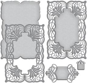 img 4 attached to ✨ Enhance Your Crafts with Spellbinders S6-045 Nestabilities Cascading Grace Etched/Wafer Thin Dies!