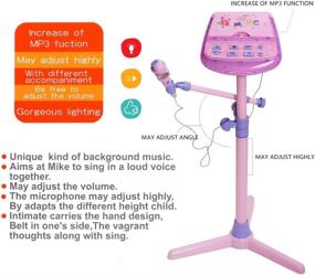 img 3 attached to 🎤 HANMUN Singing Machine with Microphone Stand