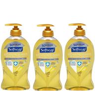 мощное антибактериальное мыло softsoap с цитрусовыми экстрактами для кухни — удобный 3-пак (объемом 11,25 жидких унций). логотип