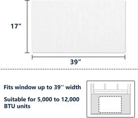 img 3 attached to 🔒 Pearwow Insulating Foam Panels for Window Air Conditioners - Effective Summer and Winter AC Side Insulation for Energy Efficiency