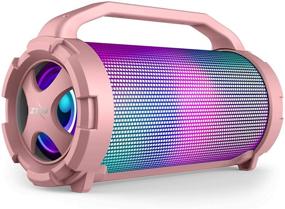 img 4 attached to ZIZO Aurora Z2 Portable 14W Bluetooth Speaker With 360° LED Lightshow MicroSD And USB Playback