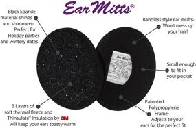 img 3 attached to Elevate Your Winter Style with Ear 🧤 Mitts - Bandless Ear Muffs for Men & Women