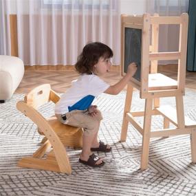 img 3 attached to 🪑 Adjustable Non-Slip Kids' Playroom Home Store Furniture by HOUCHICS