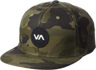 🧢 rvca men's va logo patch snapback cap logo