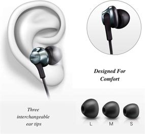 img 3 attached to 🎧 PHILIPS Pro Wired Earbuds: Enhanced Sound Quality, Lightweight Design and Comfort Fit