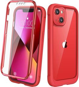 img 4 attached to 📱 Diaclara iPhone 13 Mini Case - Full Body Rugged Case with Anti-Scratch Screen Protector