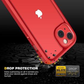 img 2 attached to 📱 Diaclara iPhone 13 Mini Case - Full Body Rugged Case with Anti-Scratch Screen Protector