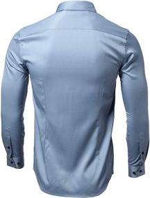 img 1 attached to 👕 FLY HAWK Casual Collared Greyish: Sleek and Stylish Wardrobe Essential