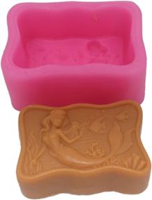 img 2 attached to 🧜 Craft Art Silicone Soap Mold: Happy Mermaid 0979 - DIY Craft Molds