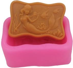 img 3 attached to 🧜 Craft Art Silicone Soap Mold: Happy Mermaid 0979 - DIY Craft Molds
