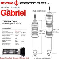 gabriel 77678 monotube 🚗 shock absorber with control technology logo