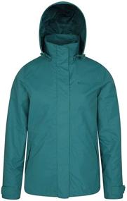 img 1 attached to Versatile and Waterproof: Mountain Warehouse Fell Womens 3 in 1 Rain Jacket - Microfleece