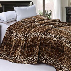 img 2 attached to Soft Sherpa Backing Blanket Leopard