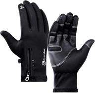 🧤 winter windproof waterproof touchscreen driving gloves logo