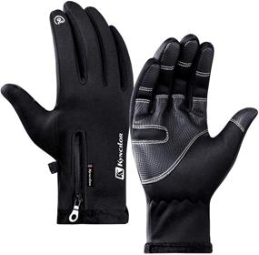 img 4 attached to 🧤 Winter Windproof Waterproof Touchscreen Driving Gloves