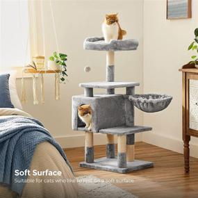 img 1 attached to 🐱 Ultimate Cat Tree Experience: FEANDREA Sisal-Covered Scratching Posts for Endless Kitty Fun