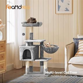 img 3 attached to 🐱 Ultimate Cat Tree Experience: FEANDREA Sisal-Covered Scratching Posts for Endless Kitty Fun