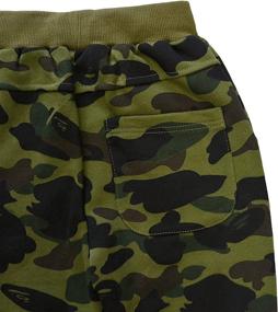 img 1 attached to 👖 Cotton Camouflage Sweatpants for Boys - KISBINI Children's Clothing Pants