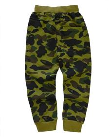 img 3 attached to 👖 Cotton Camouflage Sweatpants for Boys - KISBINI Children's Clothing Pants